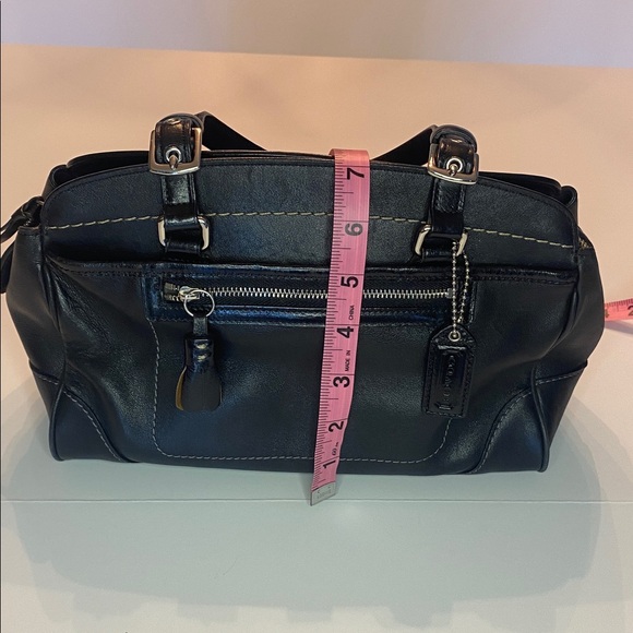 VTG Coach Hamilton Bag Black Leather - Picture 13 of 14